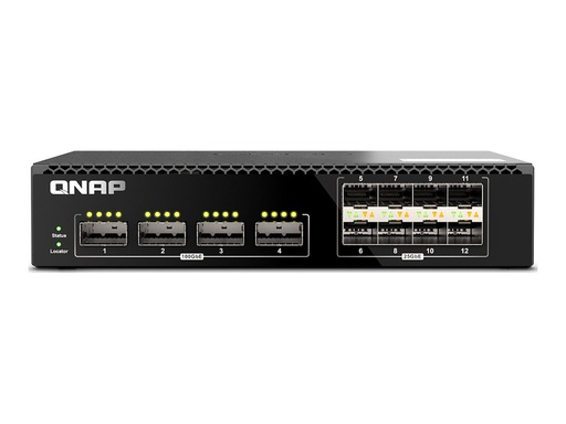 [QSW-M7308R-4X] QNAP QSW-M7308R-4X - Switch - managed - 4 x 100 Gigabit QSFP28 + 8 x 25 Gigabit SFP28
