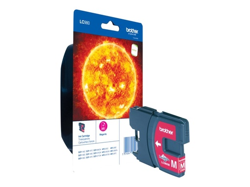 [LC980MBP] Brother LC980MBP - Magenta - original - Blisterverpackung