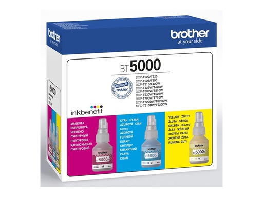 [BT5000CLVAL] Brother BT5000CL Value Pack - 3er-Pack - 48.8 ml
