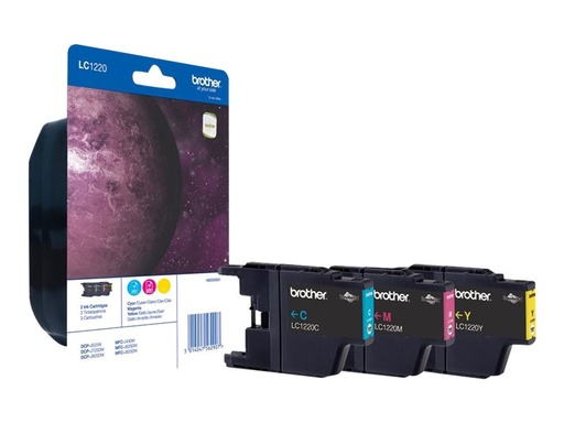 [LC1220RBWBP] Brother LC1220RBWBP - Gelb, Cyan, Magenta - original