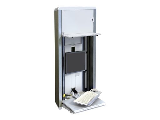 [60-595-062] Ergotron StyleView VL - PC-Gehäusesystem - geeignet für Wandmontage - 55.9 cm (22")