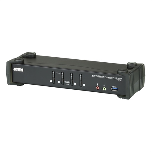 [CS1924] ATEN Umschalter Tastatur/Video/Maus (KVM)-Switch Schwarz
