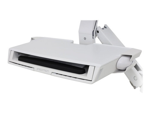 [45-272-216] Ergotron Befestigungskit (CPU-Halter, Tastatur-Tablett, Monitorhalterung) - für LCD-Display / PC-Ausrüstung - kleiner CPU-Halter - Aluminium, hochwertiger Kunststoff - weiß - Bildschirmgröße: bis zu 61 cm (bis zu 24 Zoll)