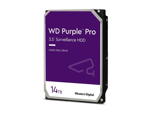 [WD142PURP] WD Purple Pro WD142PURP - Festplatte - 14 TB - Überwachung, intelligente Videoübertragung - intern - 3.5" (8.9 cm)