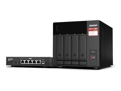 [TS-473A-SW5T] QNAP TS-473A - NAS-Server - 4 Schächte - SATA 6Gb/s
