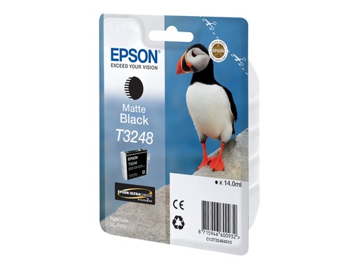 [C13T32484010] Epson T3248 - 14 ml - mattschwarz - original