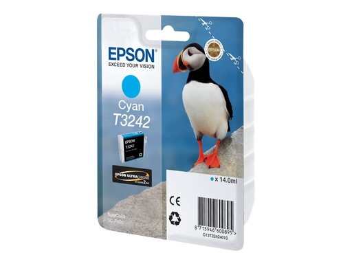 [C13T32424010] Epson T3242 - 14 ml - Cyan - original - Tintenpatrone