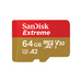 [SDSQXA2-064G-GN6MN] SanDisk MicroSDXC Extreme R160/W60 card only - Extended Capacity SD (MicroSDHC)
