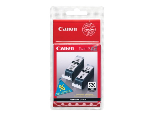 [2932B012] Canon PGI-520BK Twin Pack - 2er-Pack - 19 ml