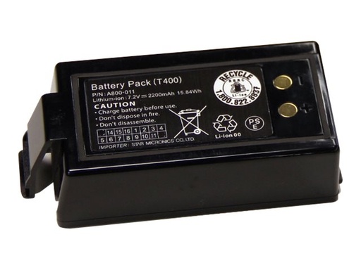 [39569350] Star Micronics Star BATTERY PACK - Drucker-Batterie - Lithium-Ionen