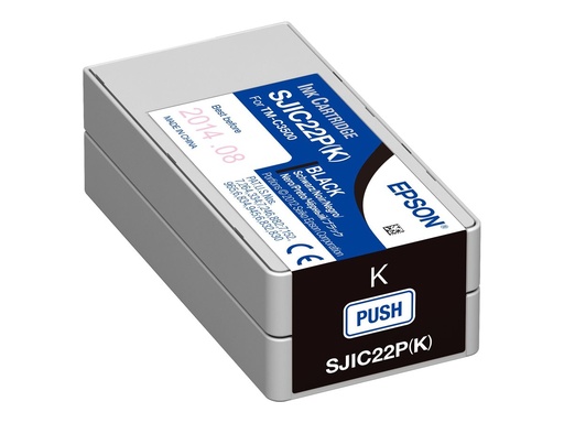 [C33S020601] Epson SJIC22P(K) - Schwarz - original - Tintenpatrone