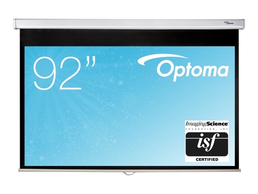 [DS-9092PWC] Optoma PWC - Leinwand - Deckenmontage möglich, geeignet für Wandmontage - 233.7 cm (92")