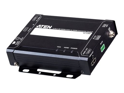 [VC1280-AT-G] ATEN VC1280 - HDMI/VGA und Audio-auf-HDMI-Switcher/Converter
