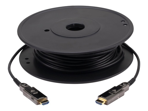 [VE7835A] ATEN Highspeed - Kit HDMI-Kabel mit Ethernet - 19 pin micro HDMI Type D männlich zu 19 pin micro HDMI Type D männlich - 100 m - Hybrid Kupfer/Kohlefaser - Plenum, unterstützt 4K 60 Hz (4096 x 2160)
