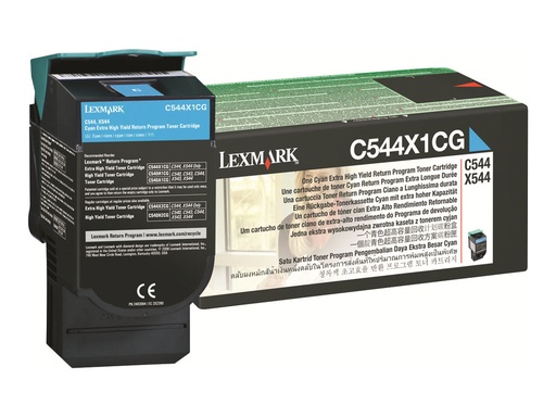 [C544X1CG] Lexmark Besonders hohe Ergiebigkeit - Cyan