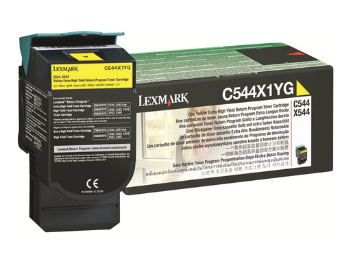 [C544X1YG] Lexmark Besonders hohe Ergiebigkeit - Gelb