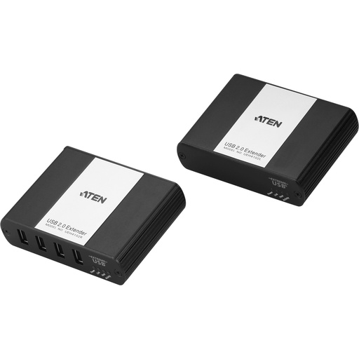 [UEH4102] ATEN UEH4102 - Netzwerksender & -empfänger - 100 m - 480 Mbit/s - Cat5e - Cat6 - Cat7 - 10,100,1000 Mbit/s - Schwarz