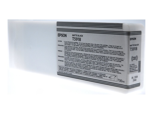 [C13T59180N] Epson T5918 - 700 ml - mattschwarz - original