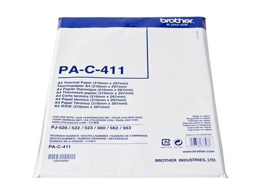 [PAC411] Brother A4 (210 x 297 mm) 100 Blatt Thermopapier