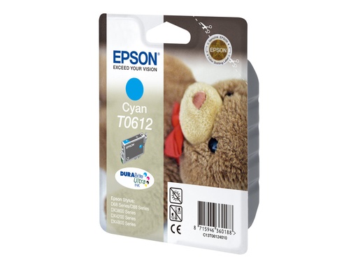 [C13T06124020] Epson T0612 - 8 ml - Cyan - original - Blister
