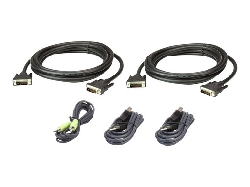 [2L-7D03UDX5] ATEN Tastatur- / Video- / Maus- (KVM-) Kabelkit