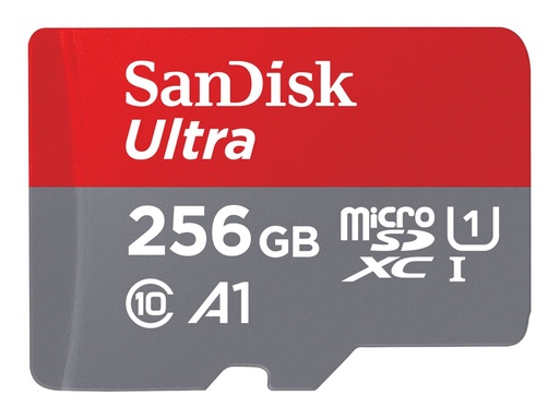 [SDSQUAC-256G-GN6MA] SanDisk Ultra - Flash-Speicherkarte (microSDXC-an-SD-Adapter inbegriffen)