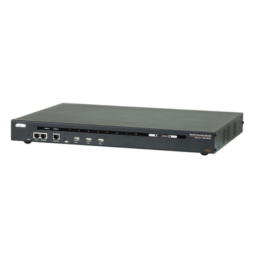 [SN0108CO-AX-G] ATEN 8-Port Serieller Konsolen Server mit Dual-Strom/LAN - RJ-45/Mini-USB - 329,8 x 437,2 x 44 mm - 5,26 kg - AC - 100 - 240 V - 50 / 60 Hz
