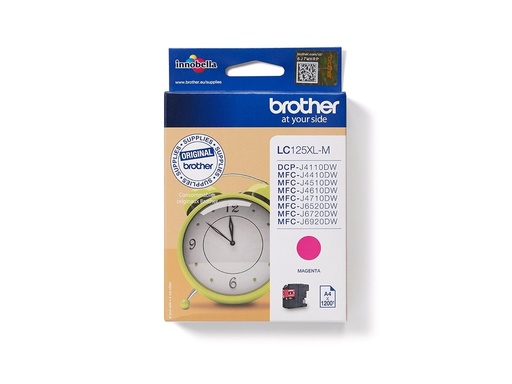 [LC125XLM] Brother LC125XLM - Sehr hohe Ergiebigkeit - Magenta