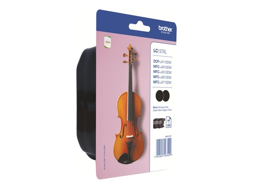 [LC127XLBKBP2DR] Brother LC127XLBK Twin-Pack - 2er-Pack - Schwarz