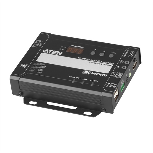 [VE8950R-AT-G] ATEN VE8950R - 4096 x 2160 Pixel - AV-Receiver - 100 m - Verkabelt - Schwarz - HDCP