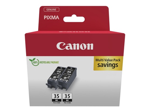 [1509B029] Canon PGI-35BK Twin Pack - 2er-Pack - 9.3 ml
