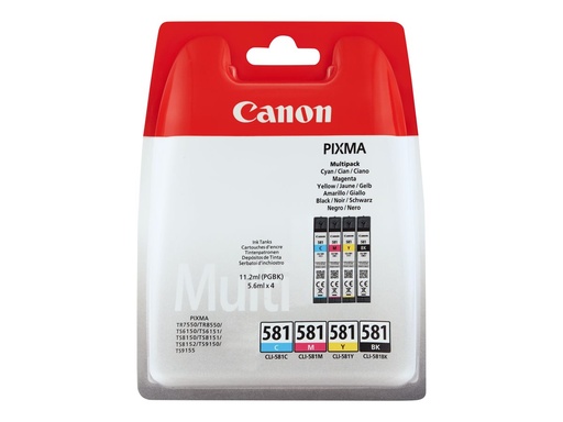 [2103C007] Canon CLI-581 BK/C/M/Y Multi Pack - 4er-Pack