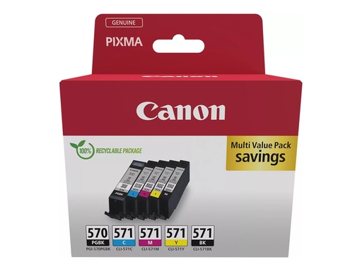 [0372C006] Canon PGI-570/CLI-571 PGBK/BK/C/M/Y Multi Pack