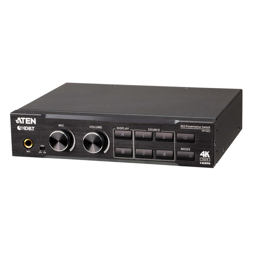 [VP1421-AT-G] ATEN 4 x 2 True 4K Presentation Matrix Switch - KVM-Umschalter - RS-232