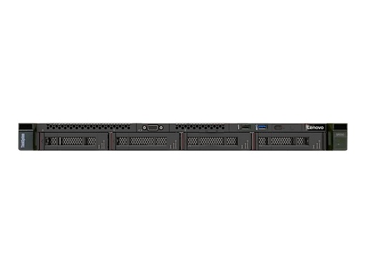[7Y51A02UEA] Lenovo ThinkSystem SR250 7Y51 - Server - Rack-Montage - 1U - 1-Weg - 1 x Xeon E-2176G / 3.7 GHz - RAM 16 GB - SAS - Hot-Swap 8.9 cm (3.5")