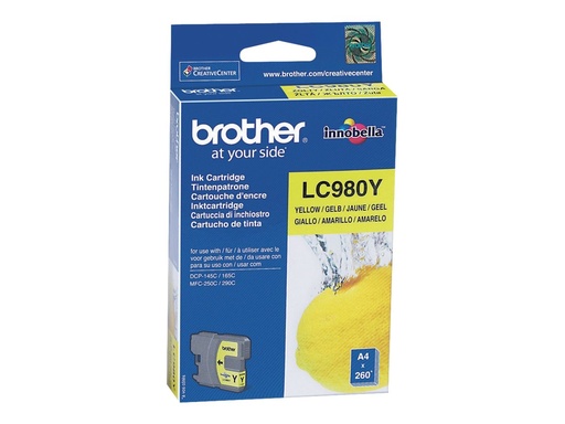 [LC980Y] Brother LC980Y - Gelb - original - Tintenpatrone