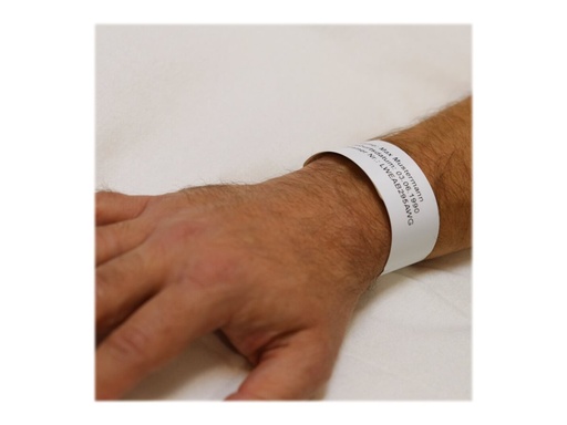 [LWEAB295AWG] Brother Weiß - 30 x 295 mm (5 Rolle(n) Erwachsenenarmbänder