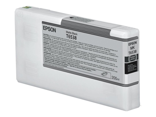 [C13T65380N] Epson T6538 - 200 ml - mattschwarz - original