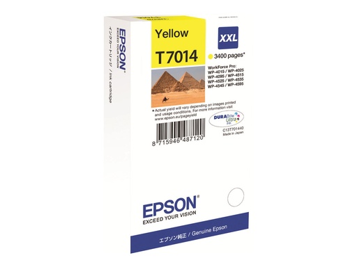 [C13T70144010] Epson T7014 - 34.2 ml - Größe XXL - Gelb - original