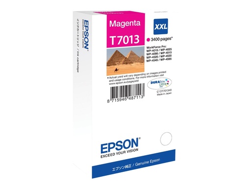 [C13T70134010] Epson T7013 - 34.2 ml - Größe XXL - Magenta