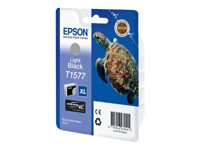 [C13T15774010] Epson T1577 - 25.9 ml - Schwarz - original - Blisterverpackung