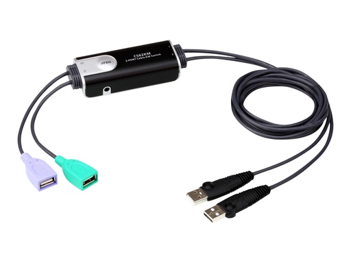 [CS62KM] ATEN CS62KM - Tastatur-/Mausschalter - 2 x USB