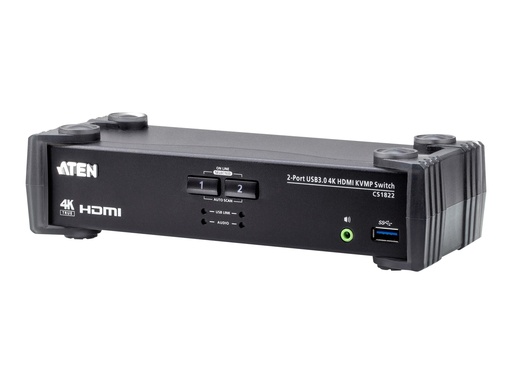 [CS1822] ATEN CS1822 KVMP Switch - KVM-/Audio-/USB-Switch