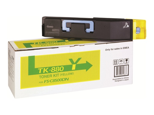 [1T02KAANL0] Kyocera TK 880Y - Gelb - original - Tonerpatrone