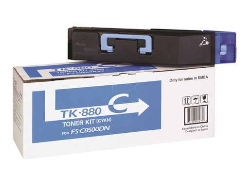 [1T02KACNL0] Kyocera TK 880C - Cyan - original - Tonerpatrone
