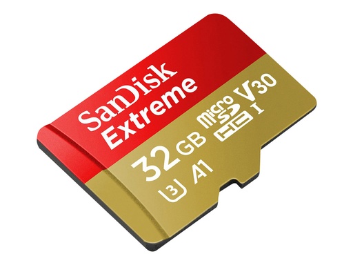 [SDSQXAF-032G-GN6MA] SanDisk Extreme - Flash-Speicherkarte (microSDHC/SD-Adapter inbegriffen)