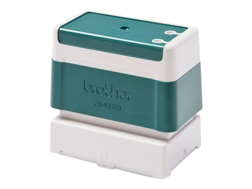 [PR3458G6P] Brother 3458 - Stempel - vorgetränkt - Grün - Benutzerdefinierter Text - 34 x 58 mm (Packung mit 6)