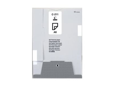 [C211S] Brother A6 (105 x 148 mm) 50 Blatt Thermopapier