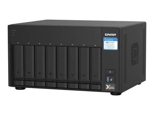 [TS-832PX-4G] QNAP TS-832PX-4G - NAS-Server - 8 Schächte - SATA 6Gb/s