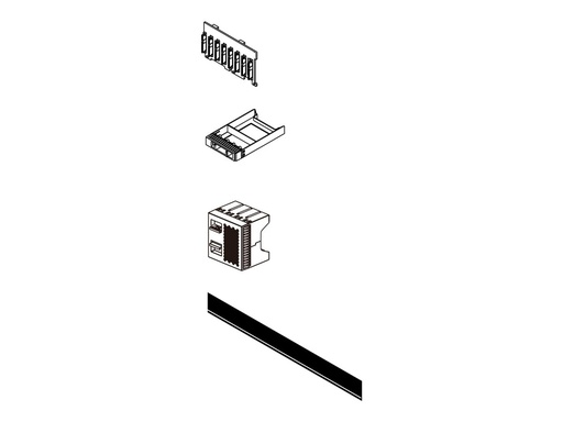 [4XH7A86660] Lenovo Server 8 x 2,5" Gen 5 AnyBay Backplane-Kit